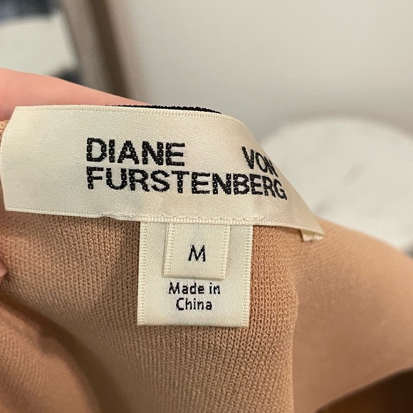 LIKE NEW DVF Colorblock Knit Midi Dress - Picture 9 of 9